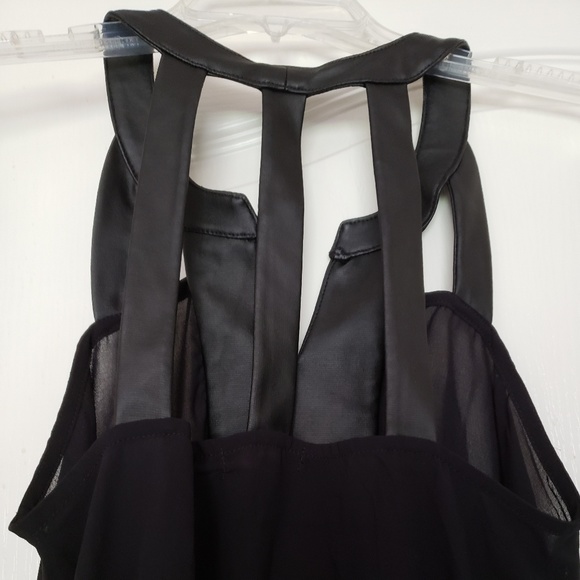 BLACK MATERIAL GIRL TOP SIZE M - Picture 4 of 7